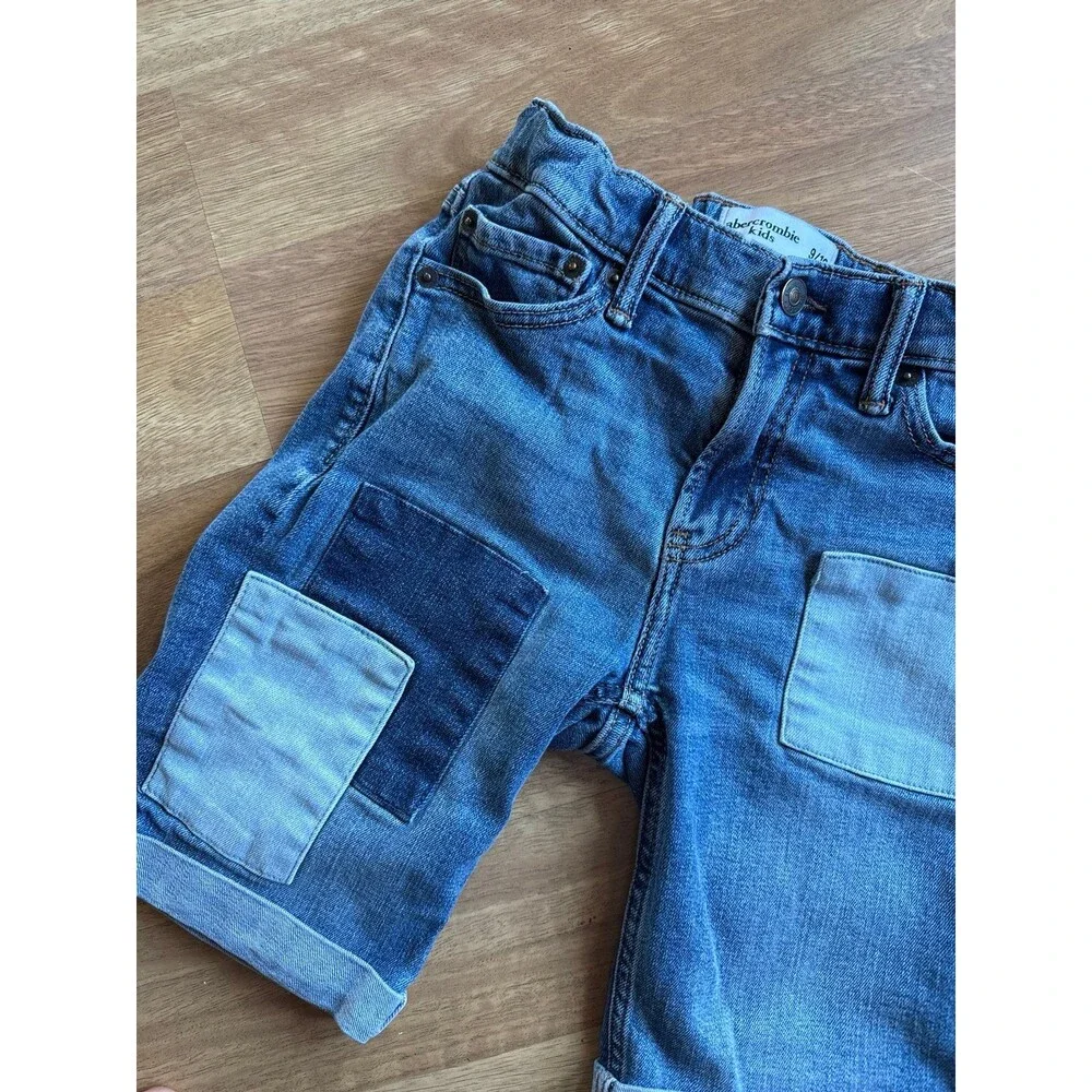 Abercrombie Kids Patch jean jorts
